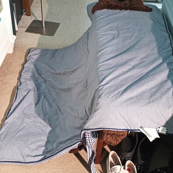 Pottery Barn Kids Knee Plaid Bear Sleeping Bag W/ Zipper - Picture 9 of 9